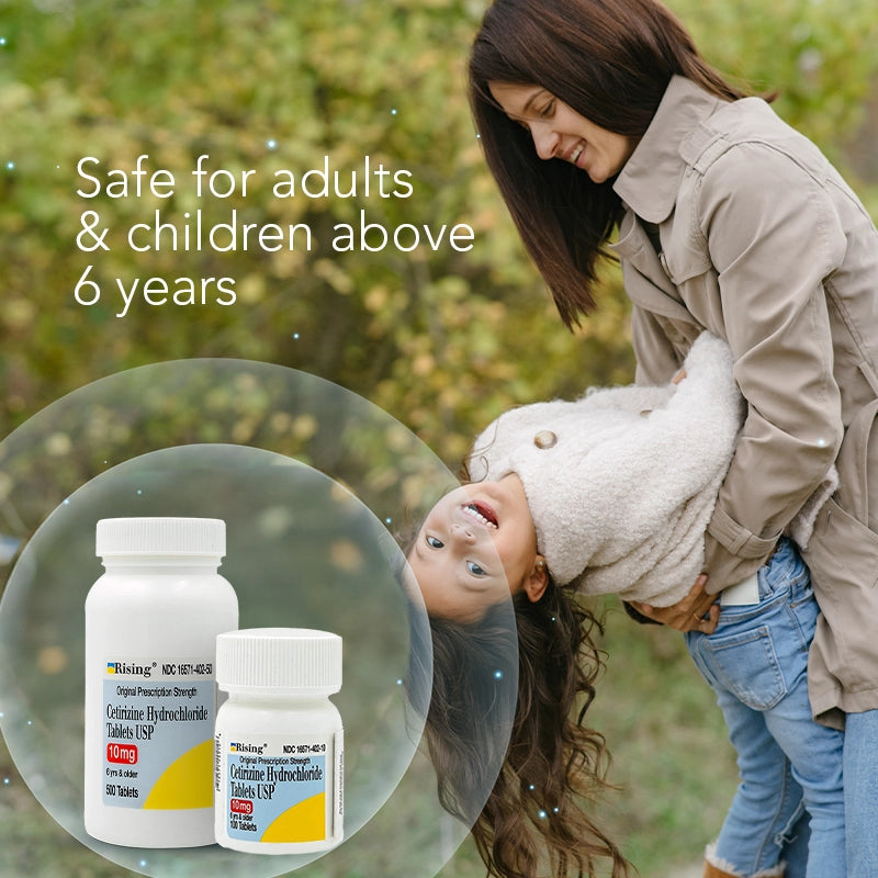 Cetirizine HCl Antihistamine Tablets USP 10 mg
