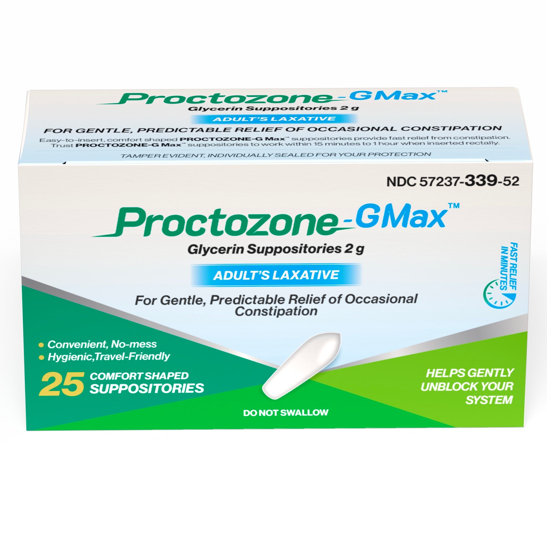 Proctozone-GMax™ Glycerin Suppositories 2 g (Adult)