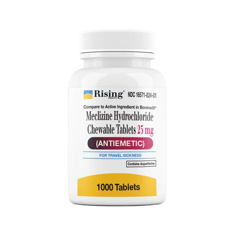 Meclizine HCl 25 mg Tablets — Motion Sickness Relief