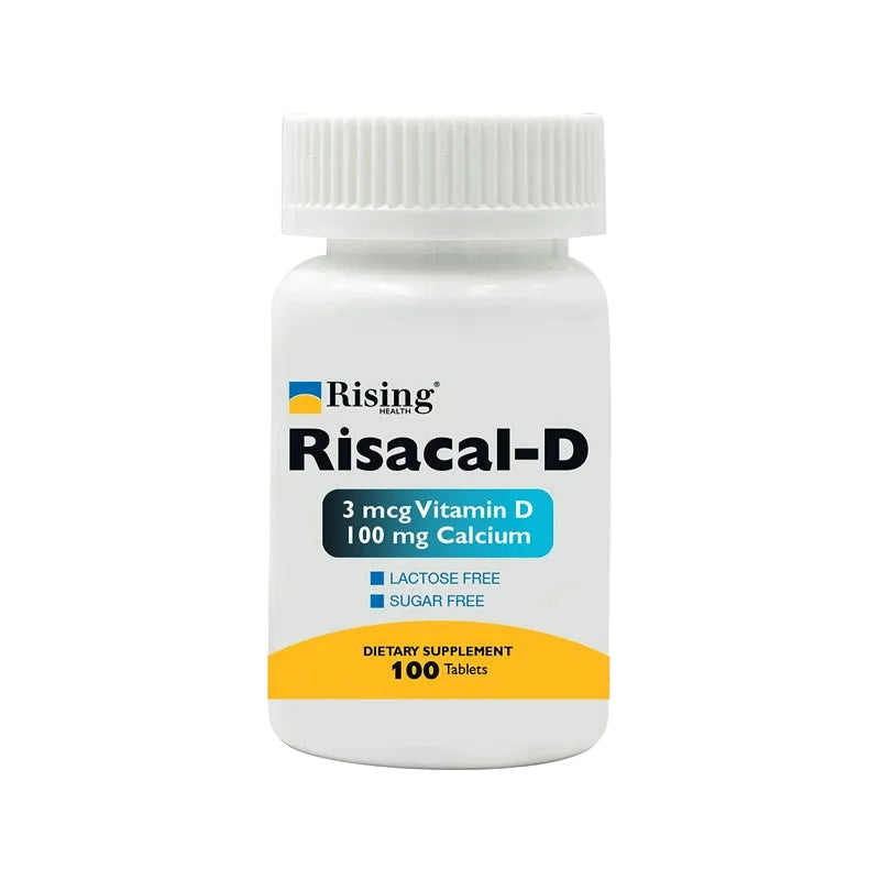 Risacal-D Calcium 100 mg + Phosphorus + Vitamin D3 Tablets