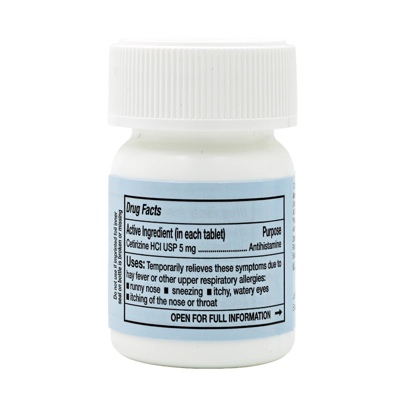 Cetirizine HCl Antihistamine Tablets USP 5 mg