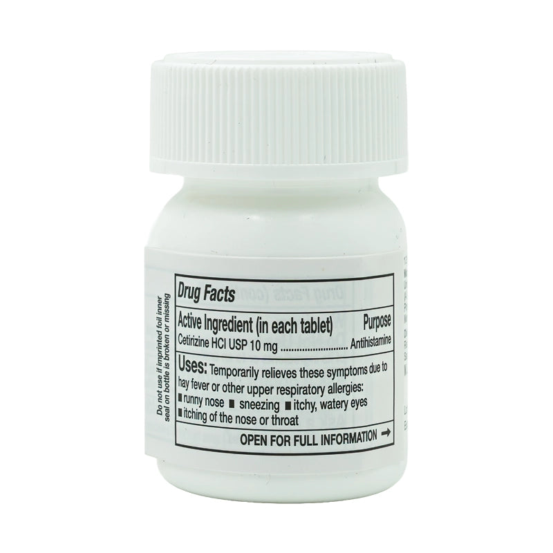Cetirizine HCl Antihistamine Tablets USP 10 mg