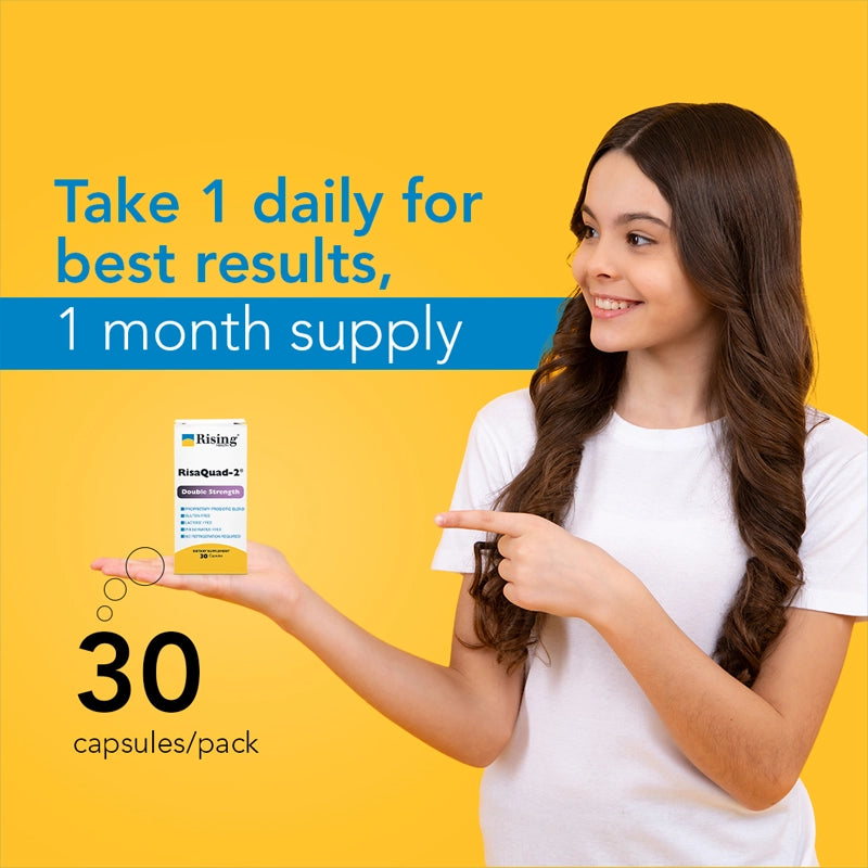 RisaQuad-2 Probiotic Capsules — 16 Billion CFU