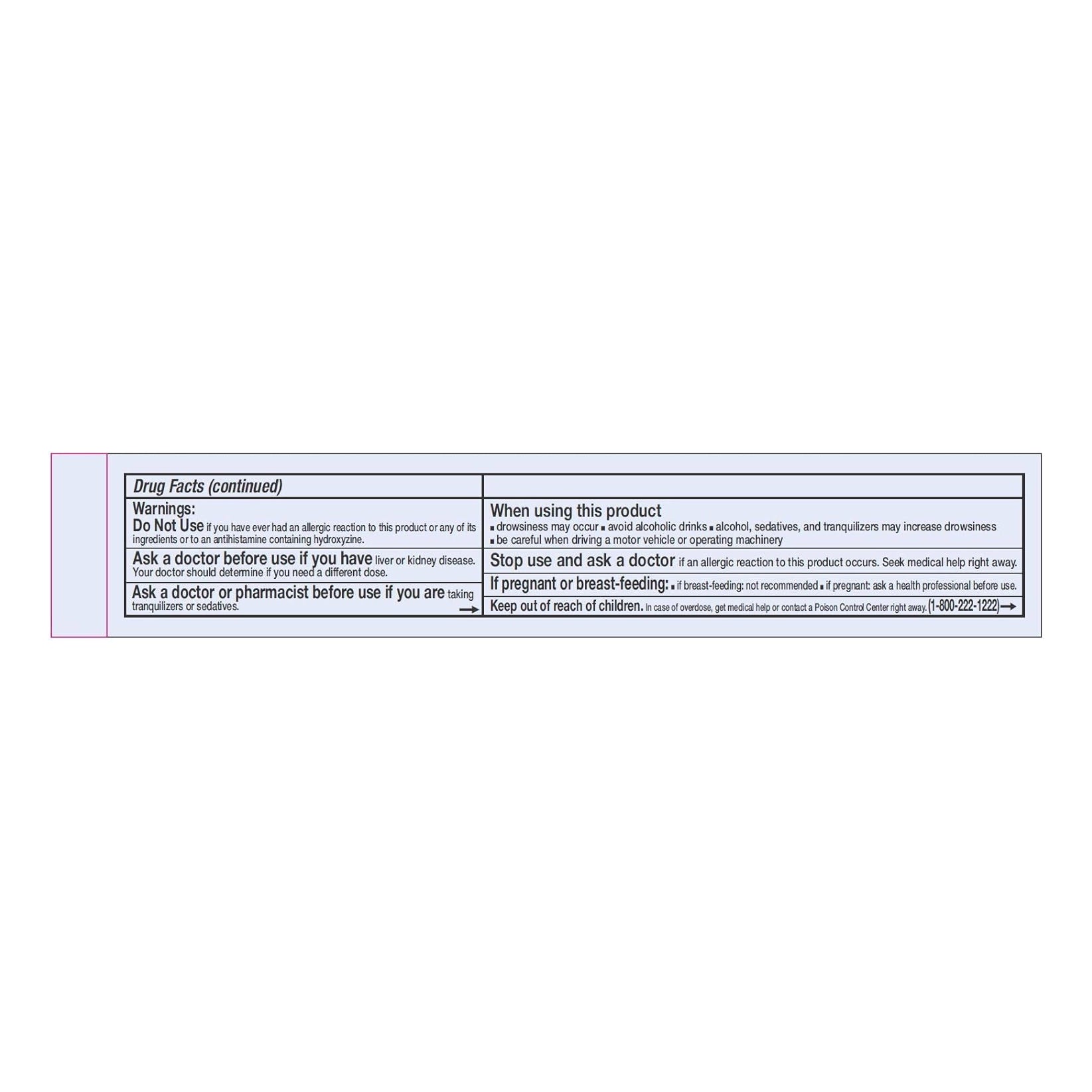 Cetirizine HCl Antihistamine Tablets USP 5 mg
