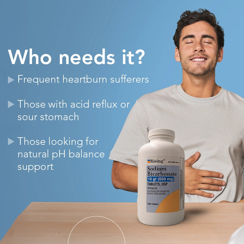 Sodium Bicarbonate 650 mg Tablets
