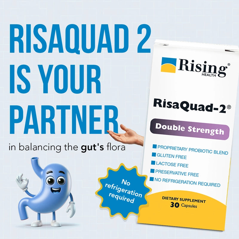 RisaQuad-2 Probiotic Capsules — 16 Billion CFU