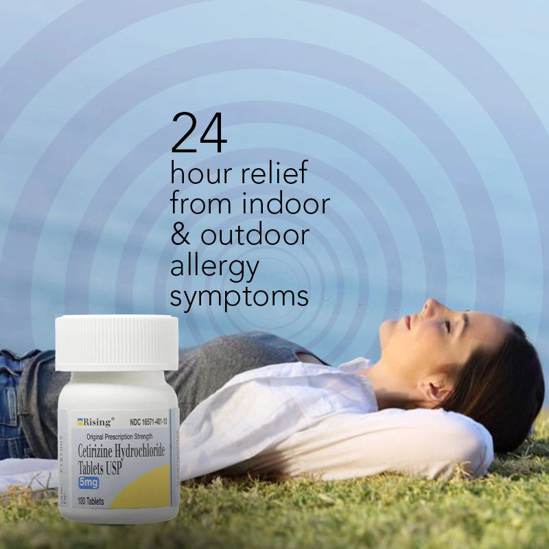 Cetirizine HCl Antihistamine Tablets USP 5 mg