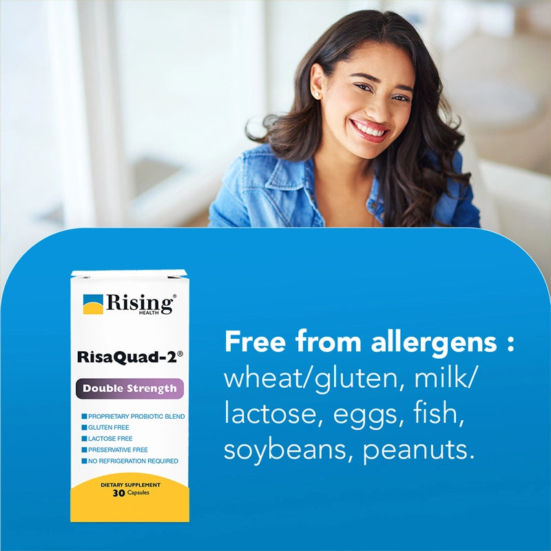 RisaQuad-2 Probiotic Capsules — 16 Billion CFU