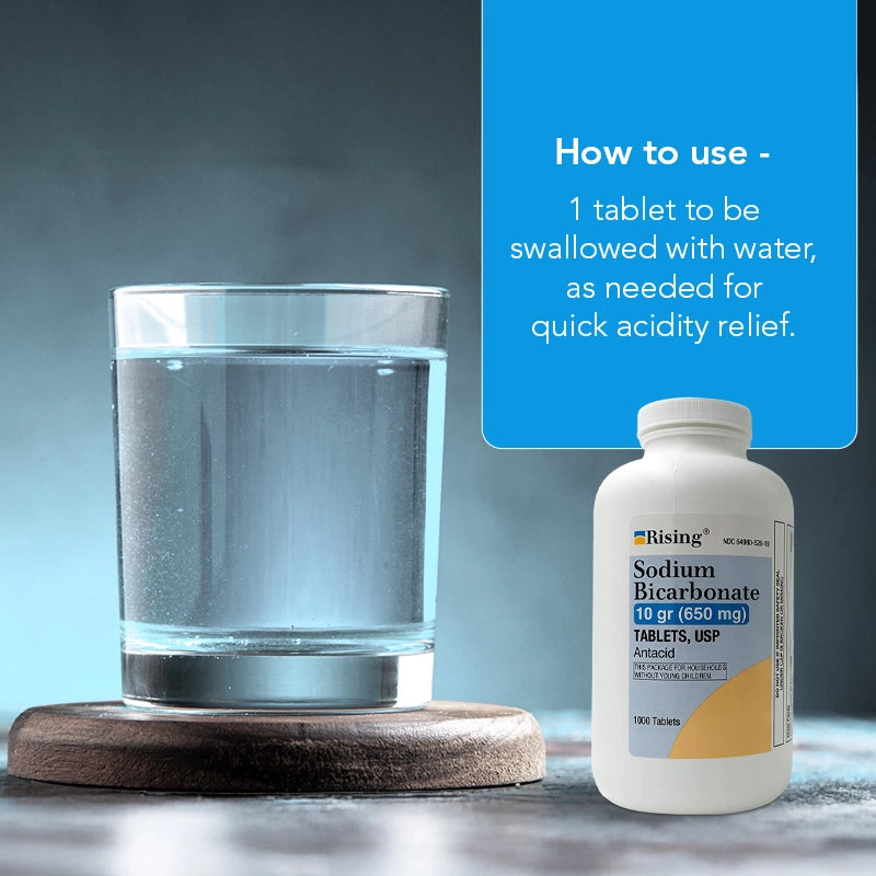 Sodium Bicarbonate 650 mg Tablets
