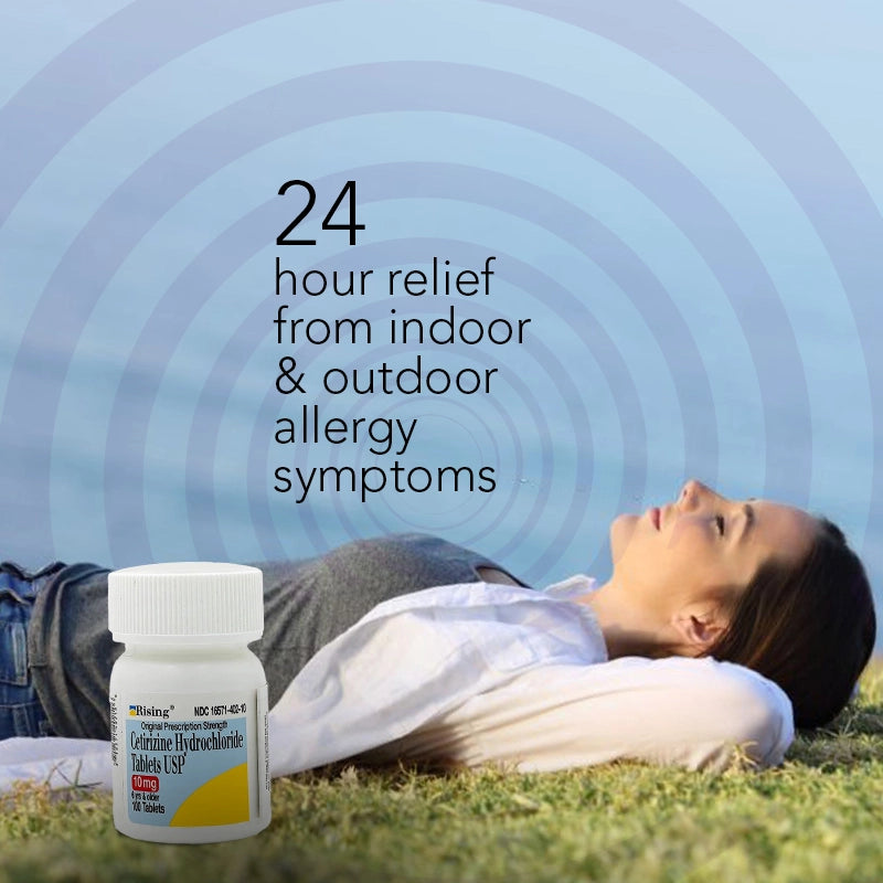 Cetirizine HCl Antihistamine Tablets USP 10 mg