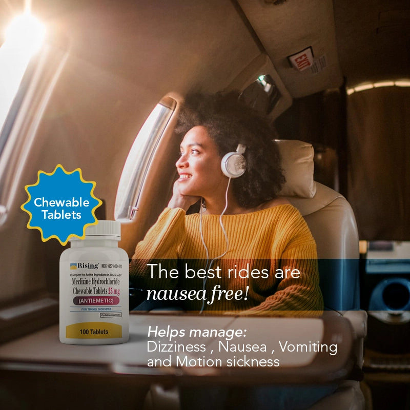 Meclizine HCl 25 mg Tablets — Motion Sickness Relief