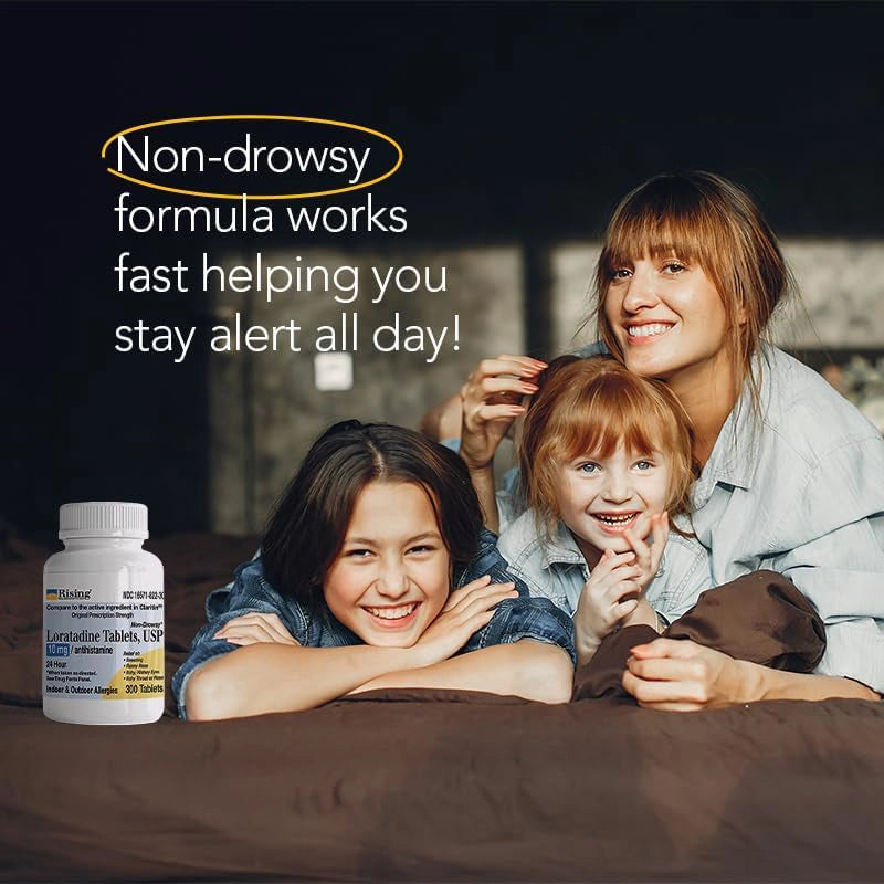 Loratadine 10 mg Non-Drowsy Antihistamine Tablets
