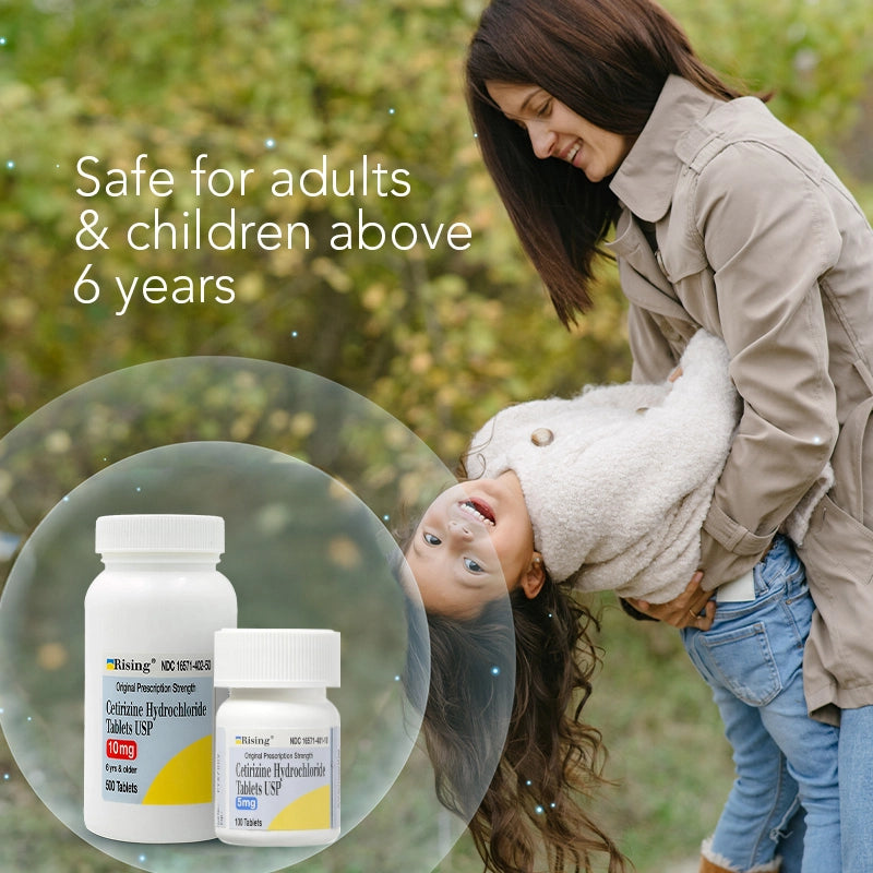Cetirizine HCl Antihistamine Tablets USP 5 mg