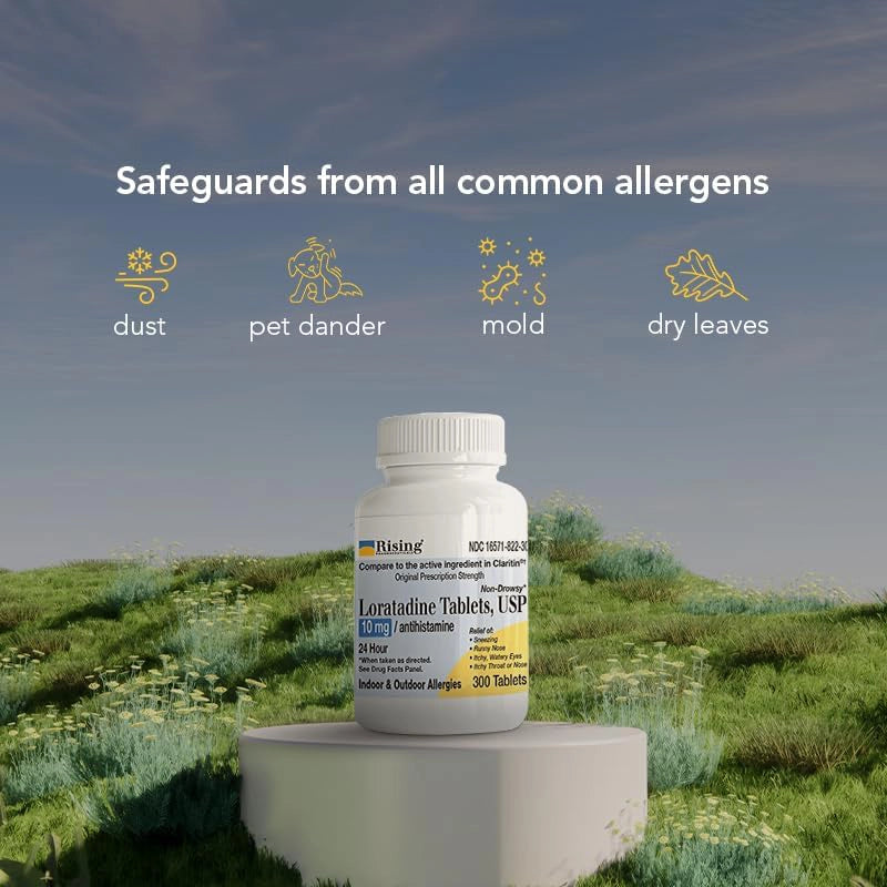 Loratadine 10 mg Non-Drowsy Antihistamine Tablets