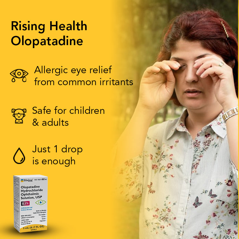 Olopatadine HCl 0.1% Ophthalmic Solution (Twice-Daily)