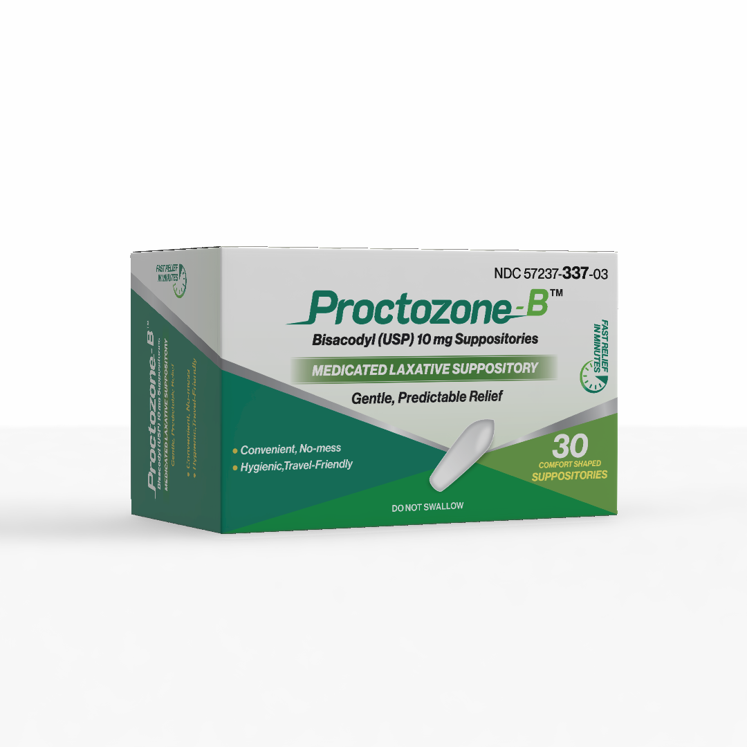 Proctozone-B™ Bisocodyl USP Suppositories 10 mg