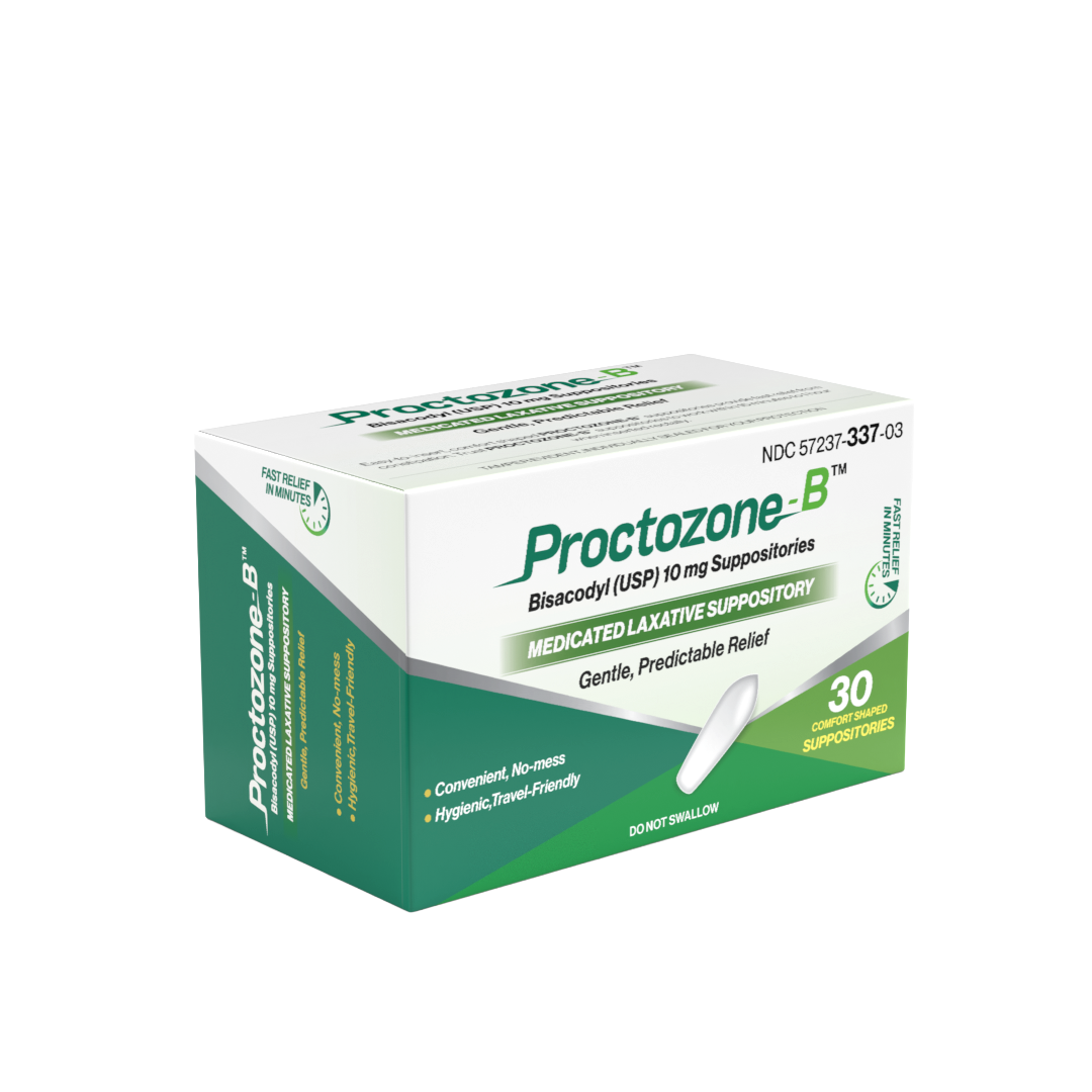 Proctozone-B™ Bisocodyl USP Suppositories 10 mg