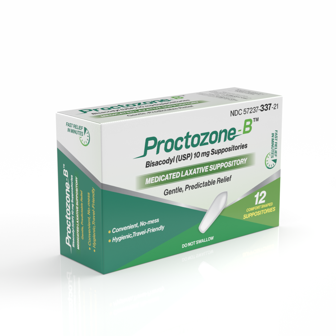 Proctozone-B™ Bisocodyl USP Suppositories 10 mg