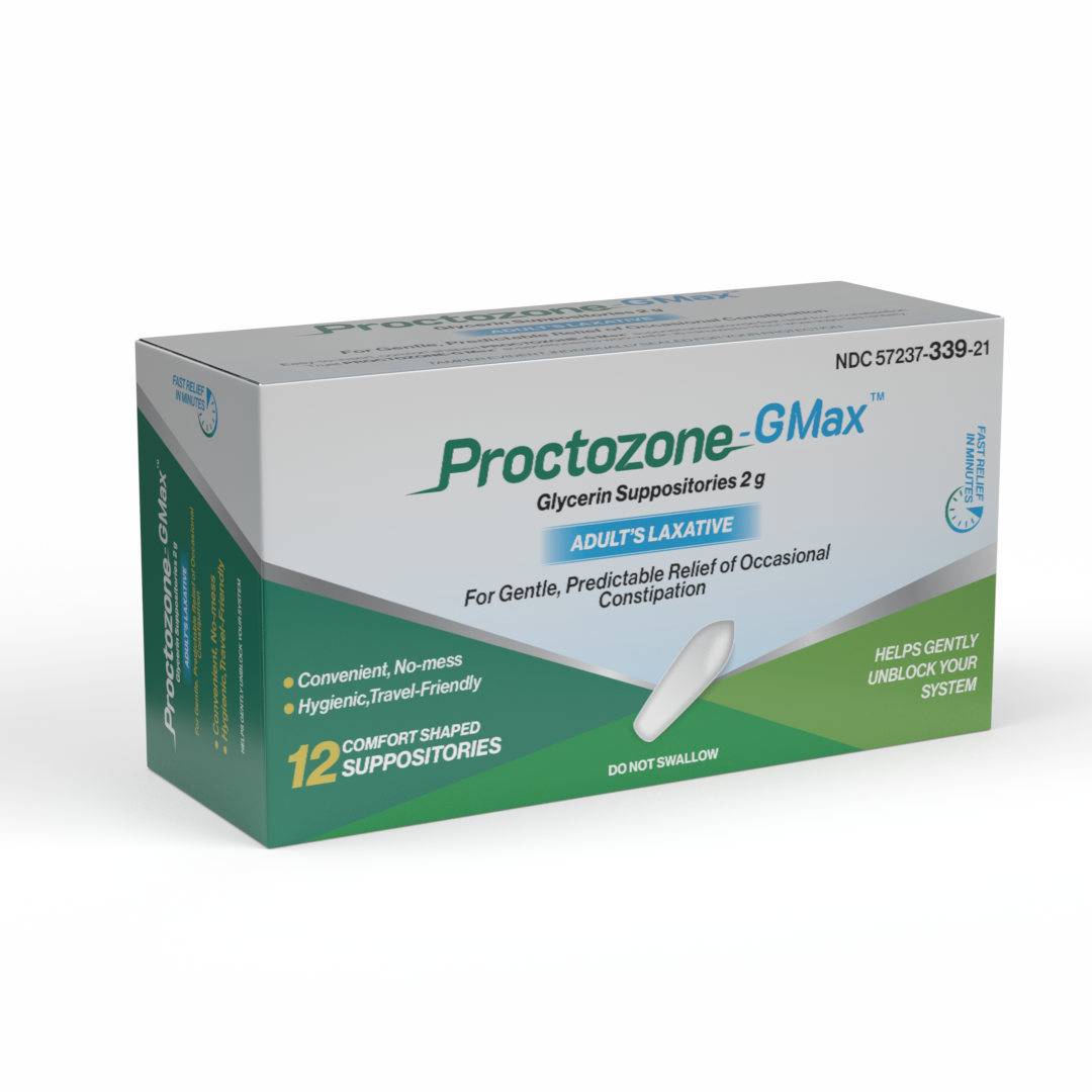 Proctozone-GMax™ Glycerin Suppositories 2 g (Adult)