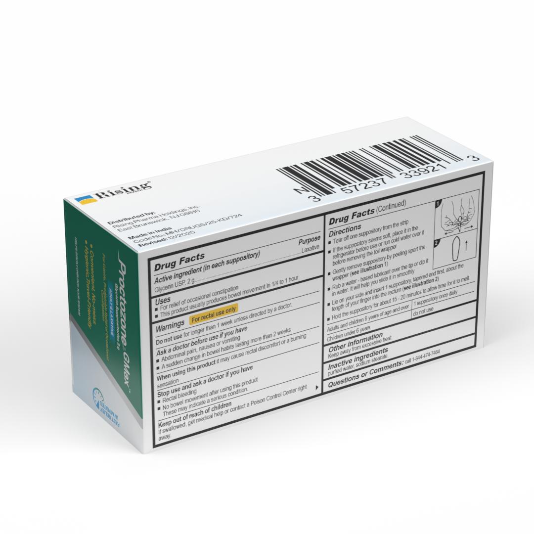 Proctozone-GMax™ Glycerin Suppositories 2 g (Adult)