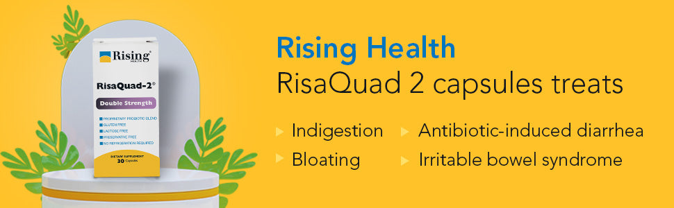 RisaQuad-2 Probiotic Capsules — 16 Billion CFU